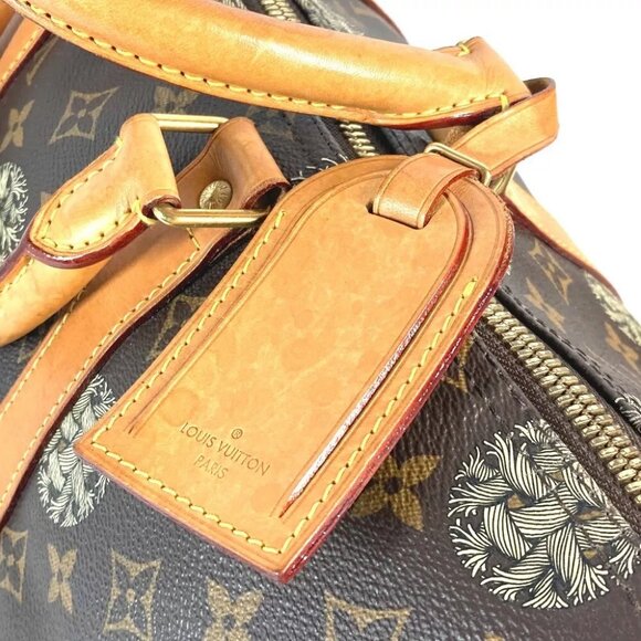 LOUIS VUITTON Monogram Christopher Nemeth collab KeepallBandouliere45 Duffle Bag - Picture 13 of 16